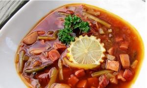 Суп солянка мясная сборная: рецепт классический Как приготовить суп солянка мясная сборная