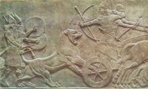 Военная тематика сюжетов в искусстве ассирии